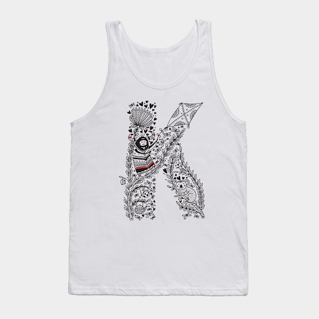 Letter K (Buu&Luu Alphabet) Tank Top by yuliia_bahniuk